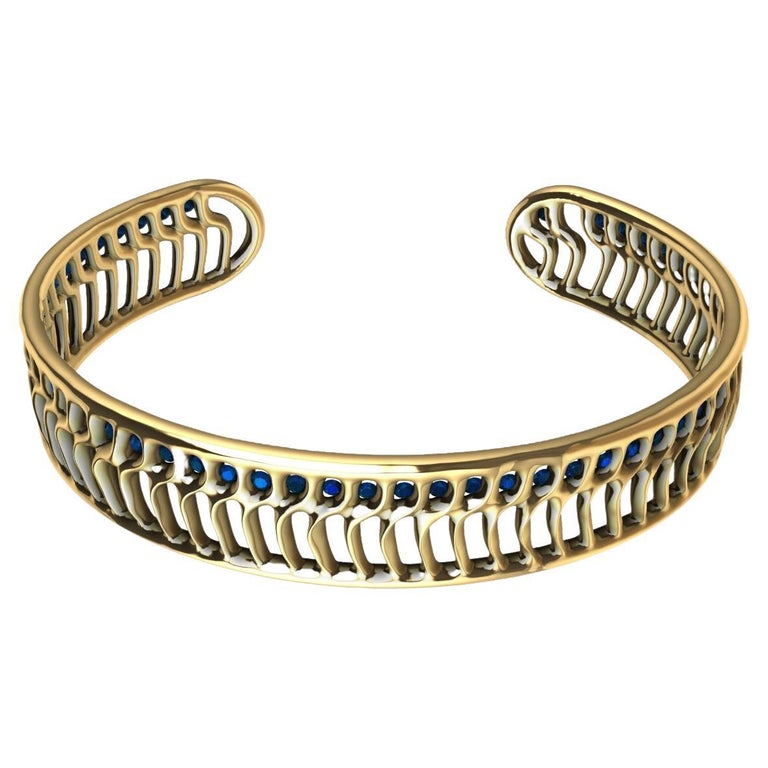 Wave Cuff Bracelet | Gold
