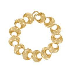 18 Karat Yellow Gold Bracelet by Award Winning Master Goldsmith Sean Gilson