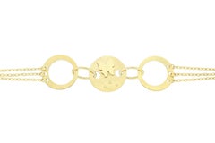 Pulsera de oro amarillo de 18 quilates