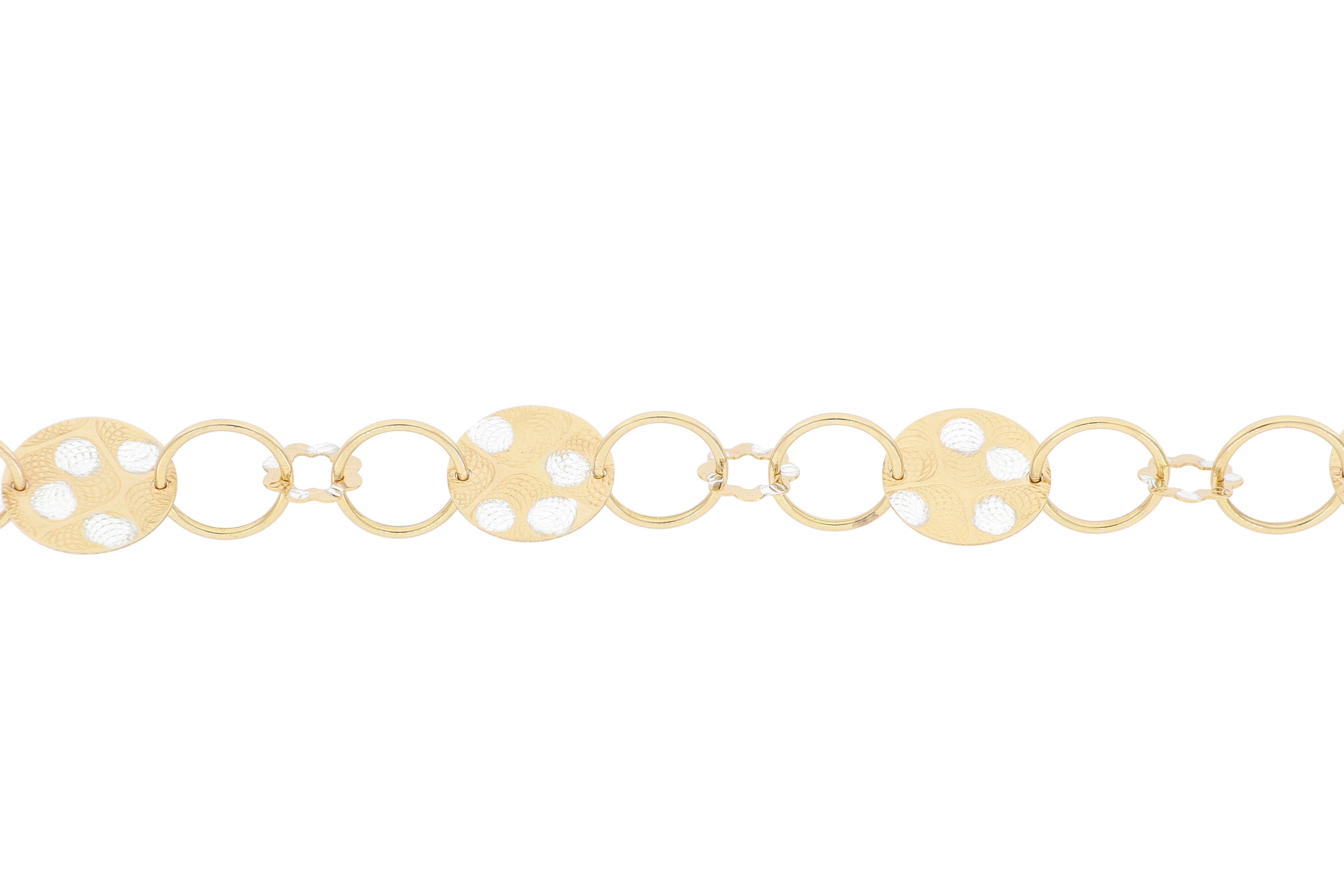 laser cut gold bracelet
