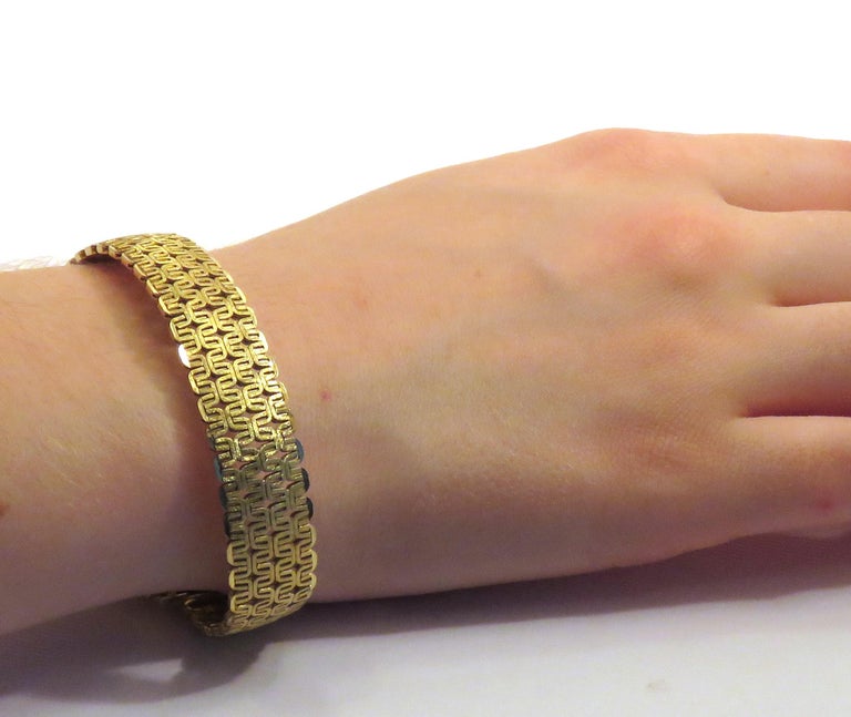 18 Karat Yellow Gold Bracelet Made in Italy at 1stDibs 18k gold