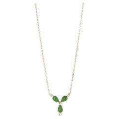 Brazilian Aquarela 18K Gold Pendant Necklace