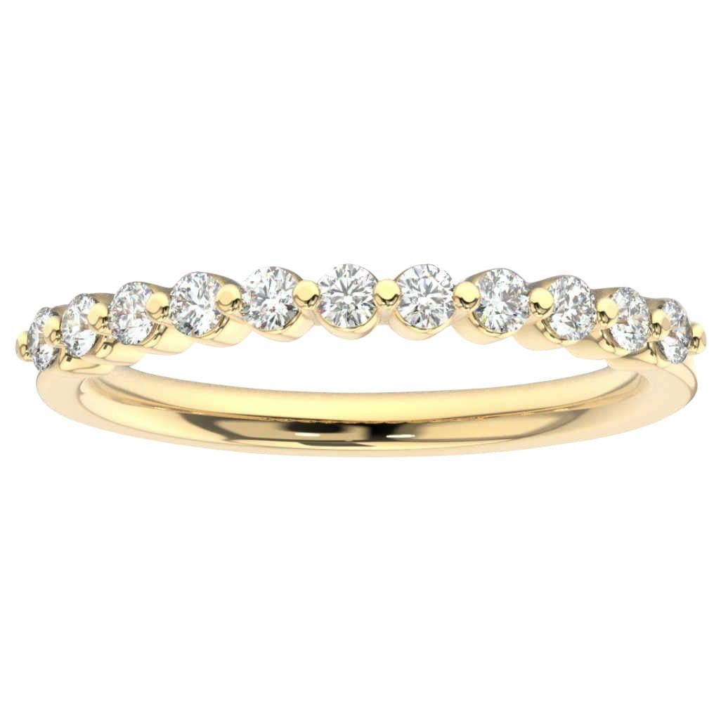 18 Karat Yellow Gold Briana Diamond Ring '1/3 Carat' For Sale