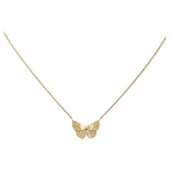 Collana Farfalla in oro giallo 18 carati