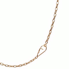 18 Karat Yellow Gold Cable Link Chain Necklace