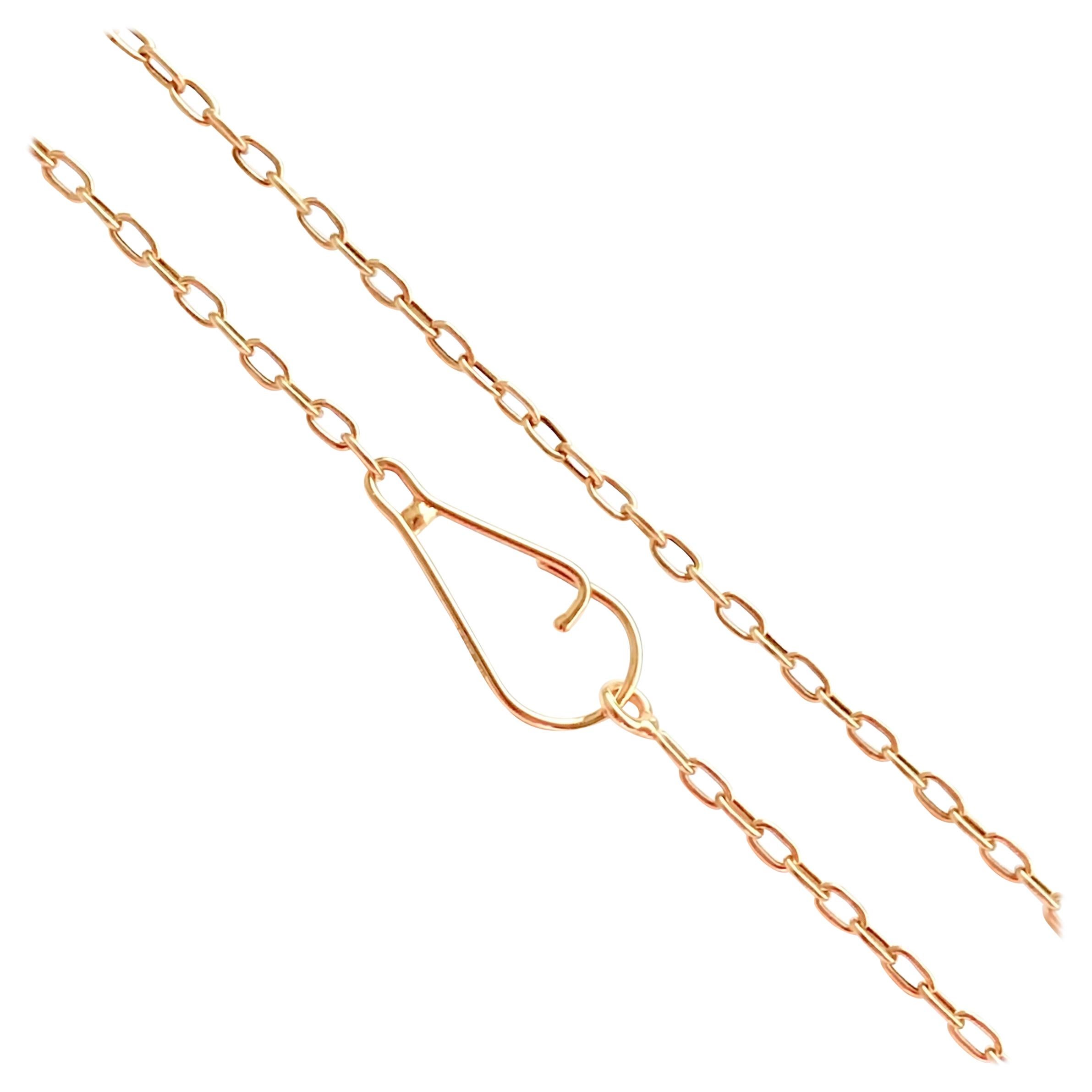 18 Karat Solid Yellow Gold Cable Chain Necklace