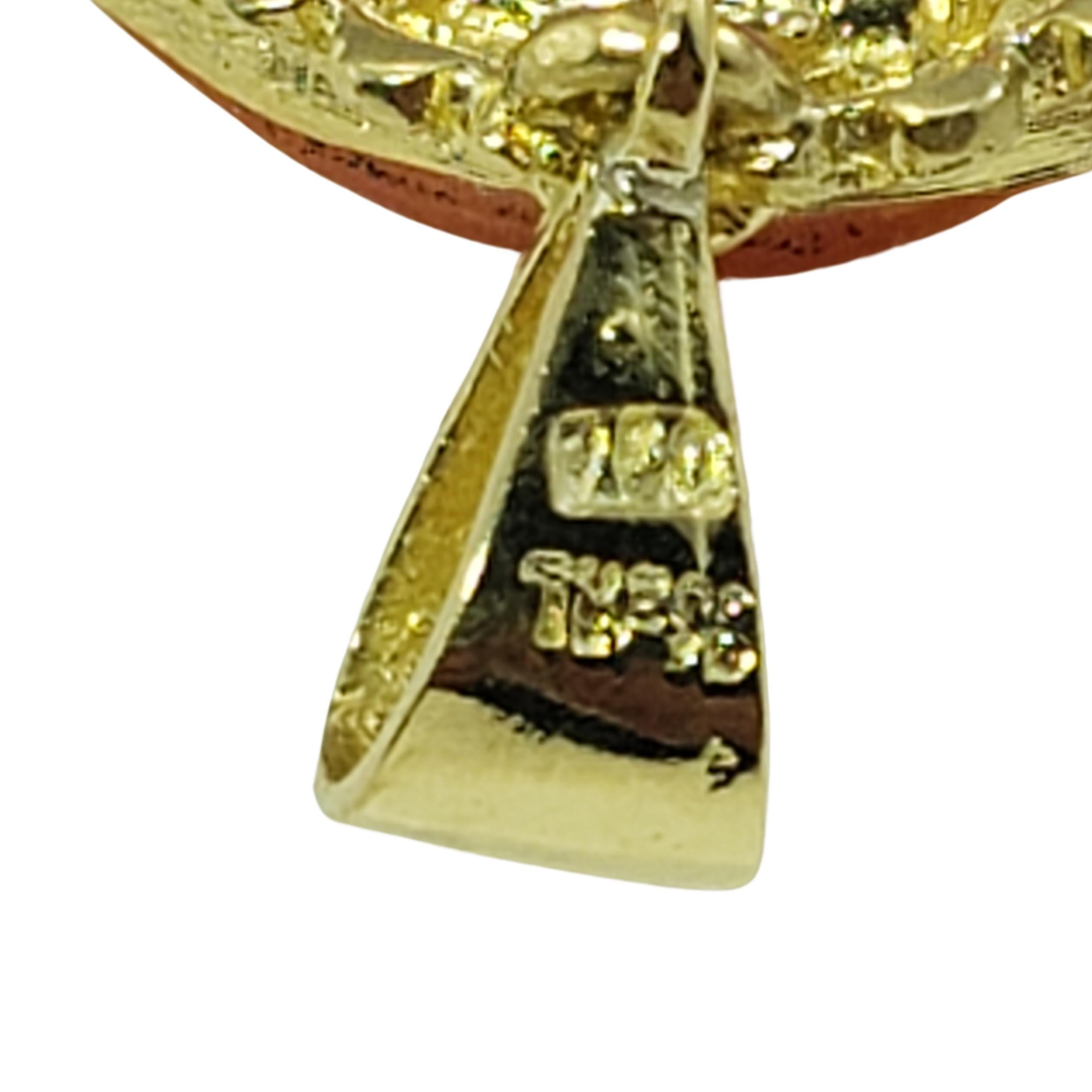 18 Karat Yellow Gold Cameo Brooch/Pendant For Sale 2