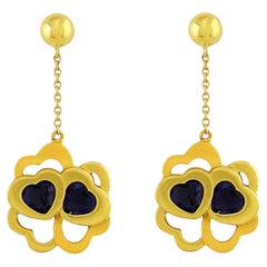 Carrera Y Carrera Herzohrringe aus 18 Karat Gelbgold