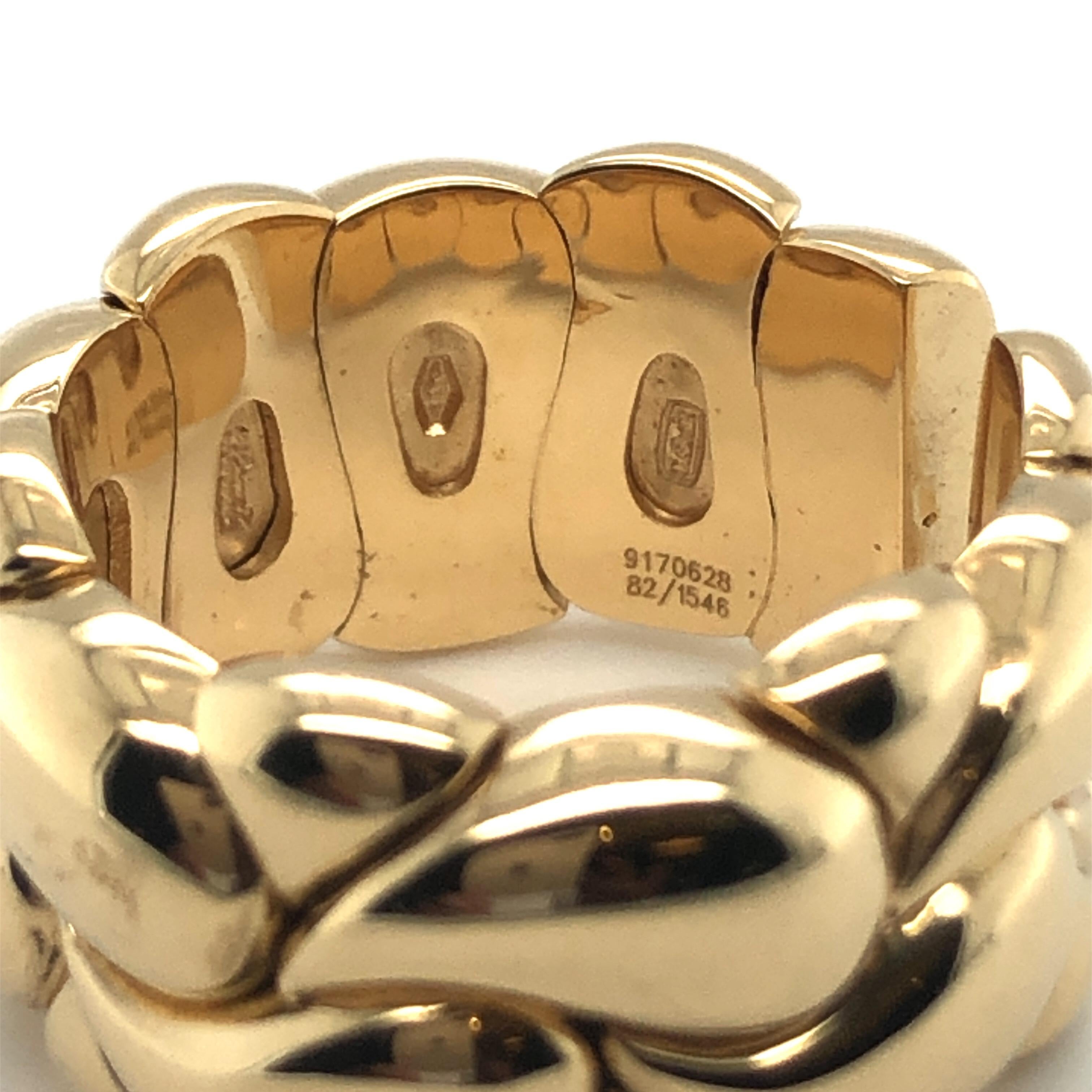Contemporary 18 Karat Yellow Gold Casmir Ring by Chopard