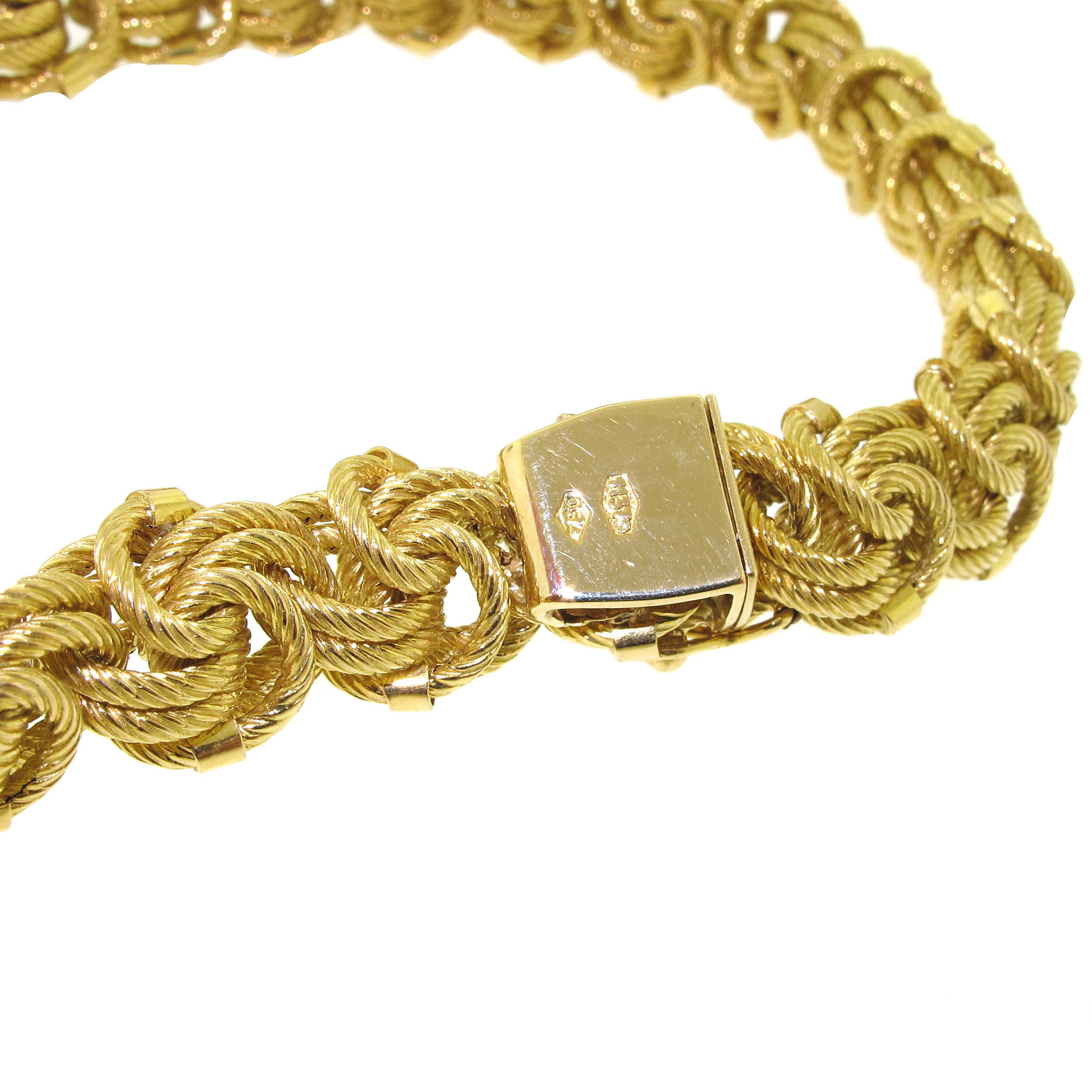 18 Karat Yellow Gold Chain Necklace Damen