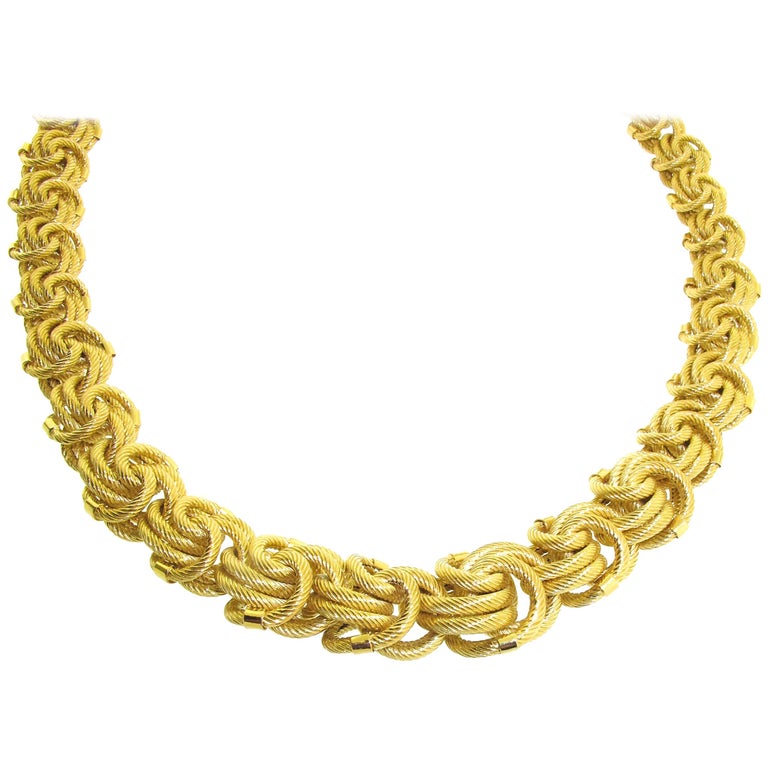 18-karat-yellow-gold-chain-necklace-at-1stdibs