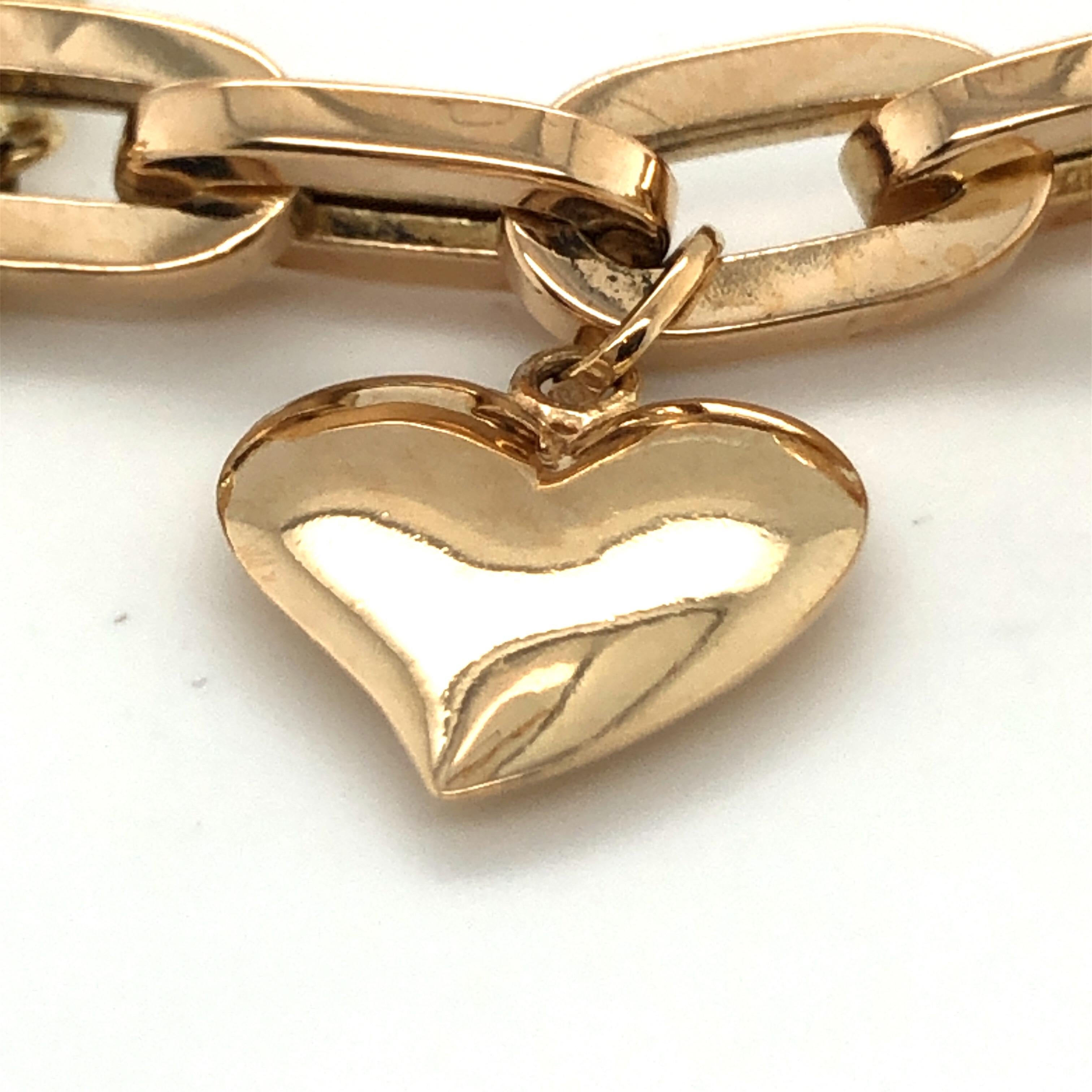 18 Karat Yellow Gold Charm Bracelet 2