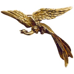 Broche "Chimere" de oro amarillo de 18 quilates, E.Froment-Meurice, París 1900