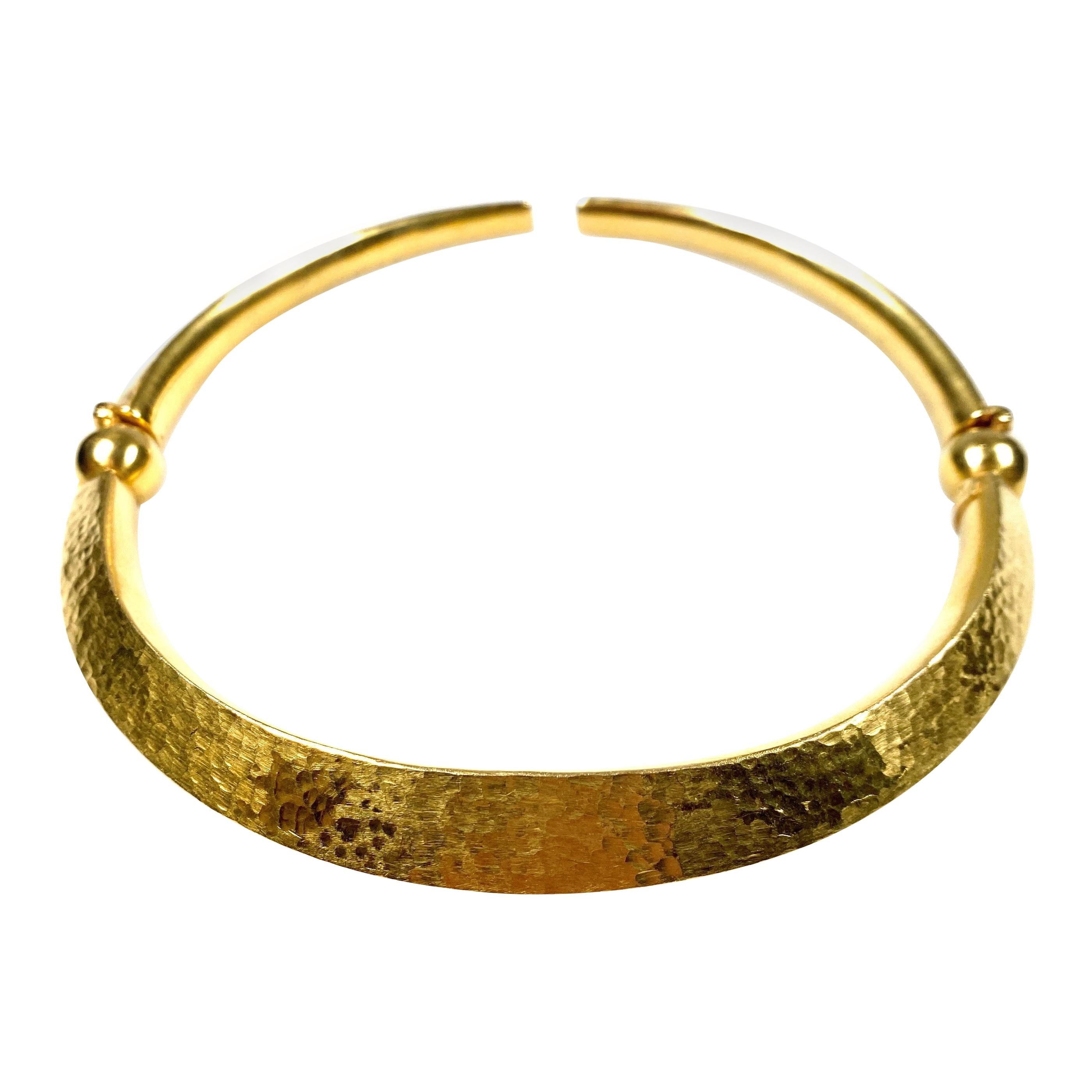 18 Karat Yellow Gold Choker Necklace by Lalaounis