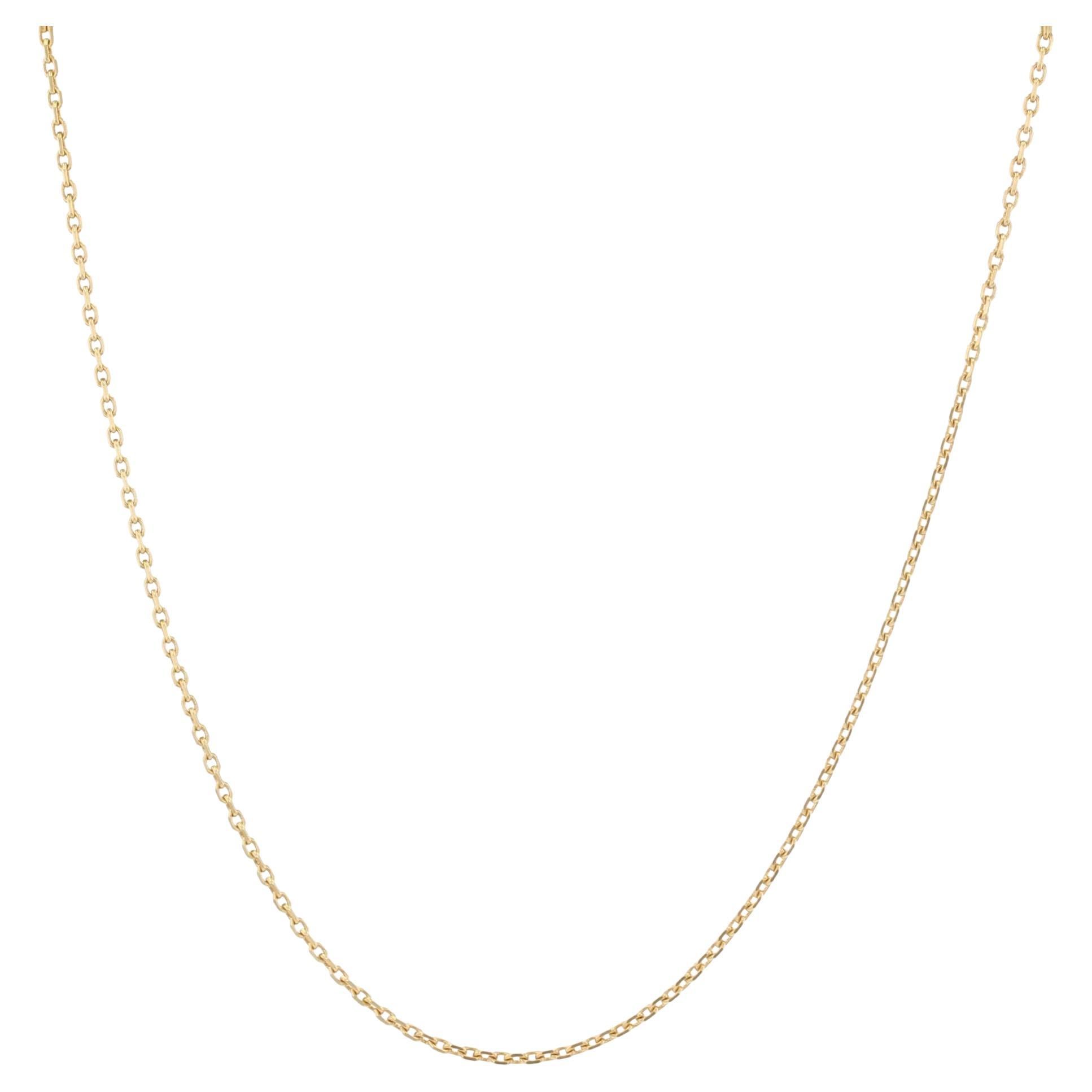 18 Karat Gelbgold Convict Mesh Kette Halskette