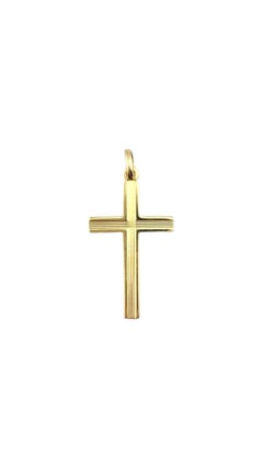 Ciondolo a croce in oro giallo 18 carati #22242