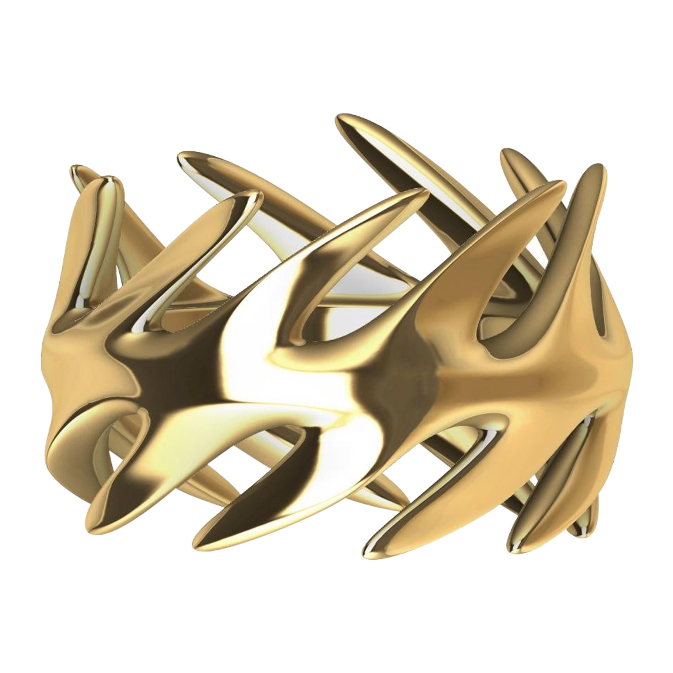 18 Karat Gelbgold Krone der Thornen Ring18 Karat Gelbgold Krone der Thornen Ri ()