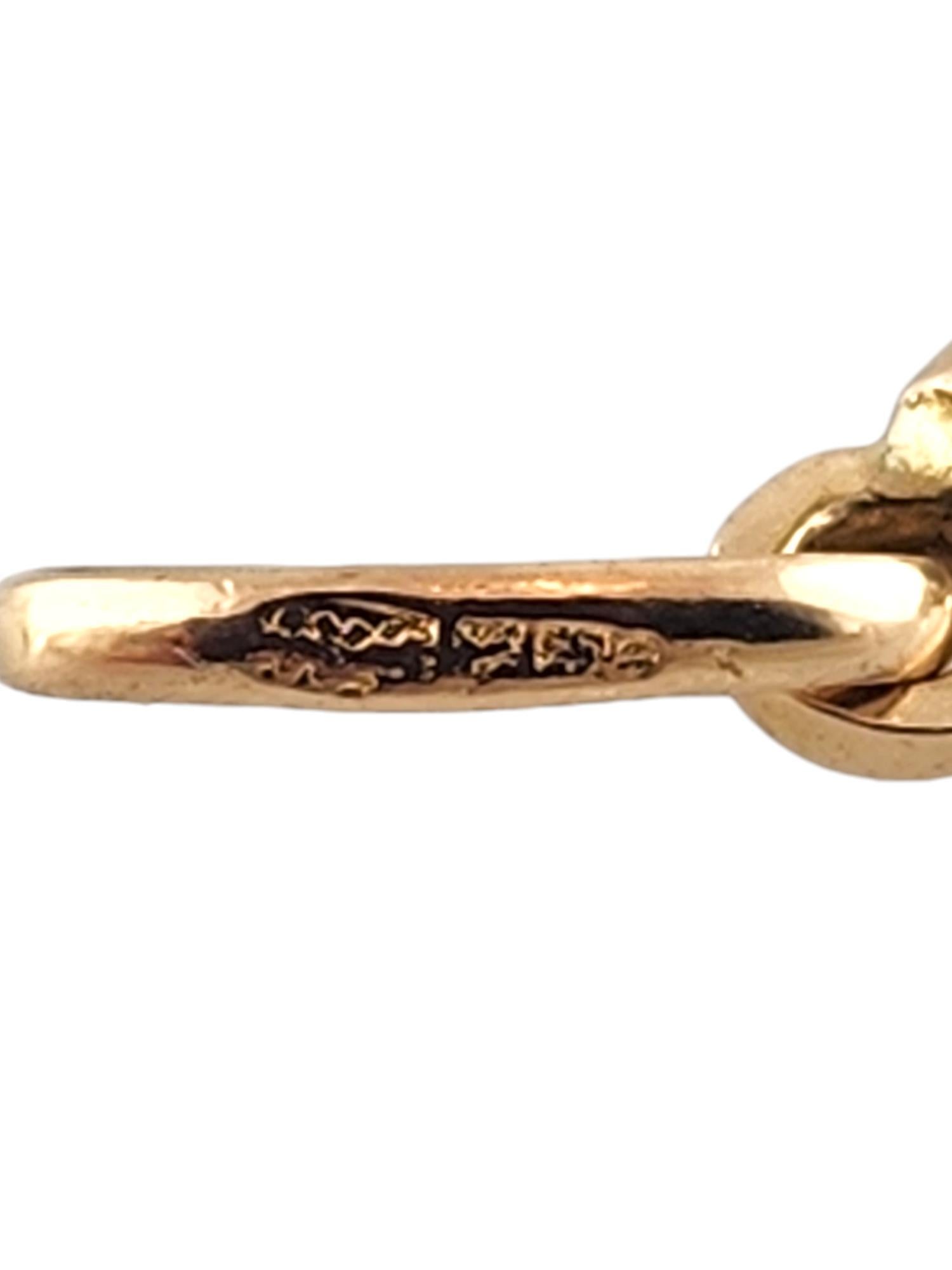 18 Karat Yellow Gold Crucifix Pendant #19314 For Sale 2