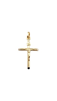 18 Karat Yellow Gold Crucifix Pendant #20894