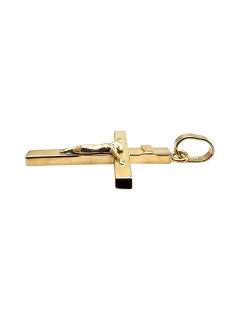 18 Karat Gelbgold Kruzifix-Anhänger #23501