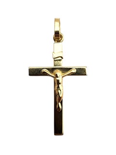 Pendentif Crucifix en or jaune 18 carats #23501