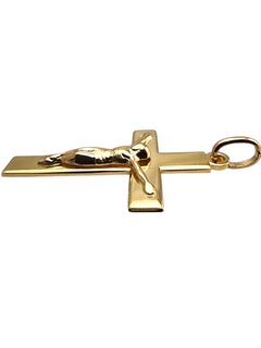18 Karat Yellow Gold Crucifix Pendant #24039