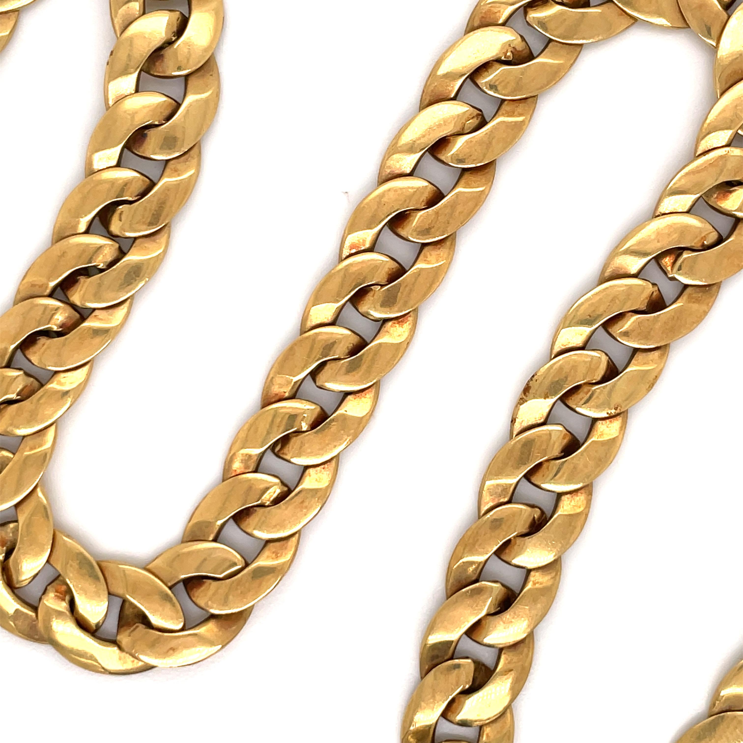 18 karat cuban chain