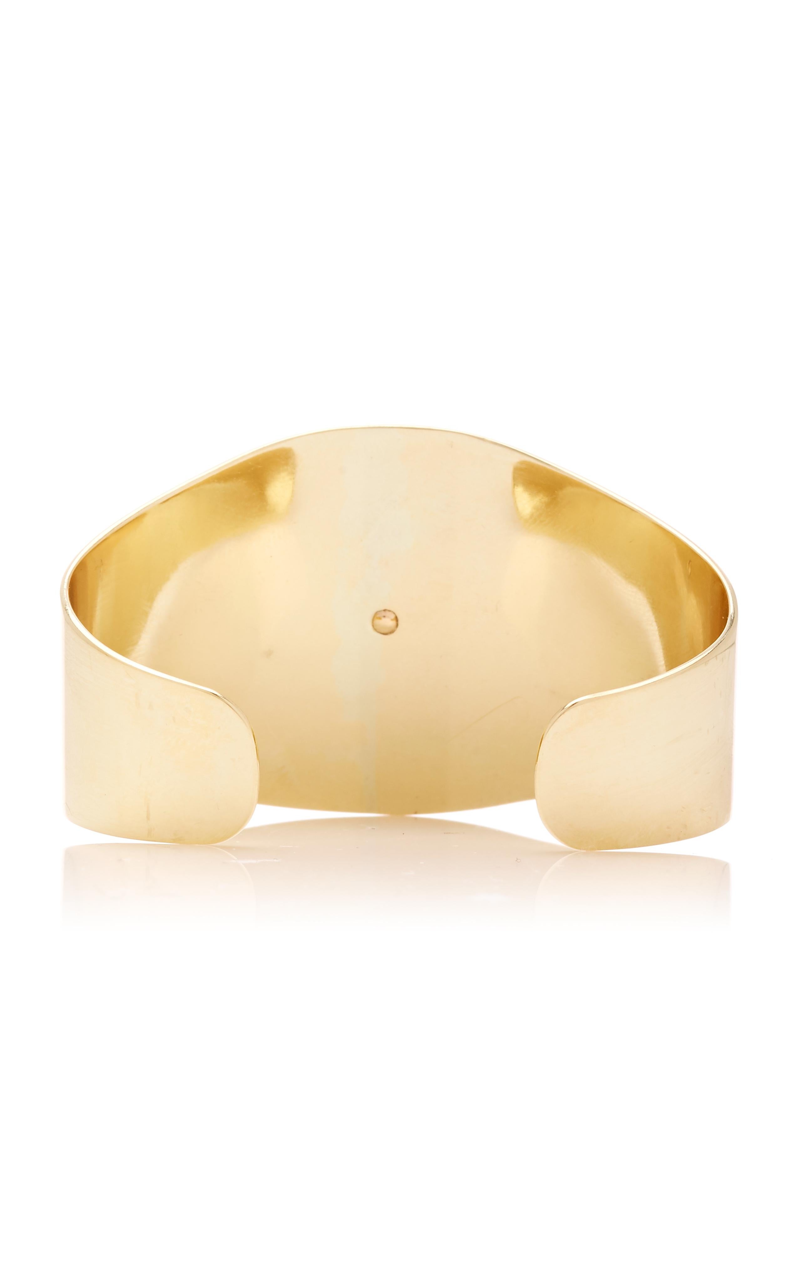 18 Karat Yellow Gold Cuff and 3.10 Carat Diamond Set Victorian Star Motif Cuff For Sale 6