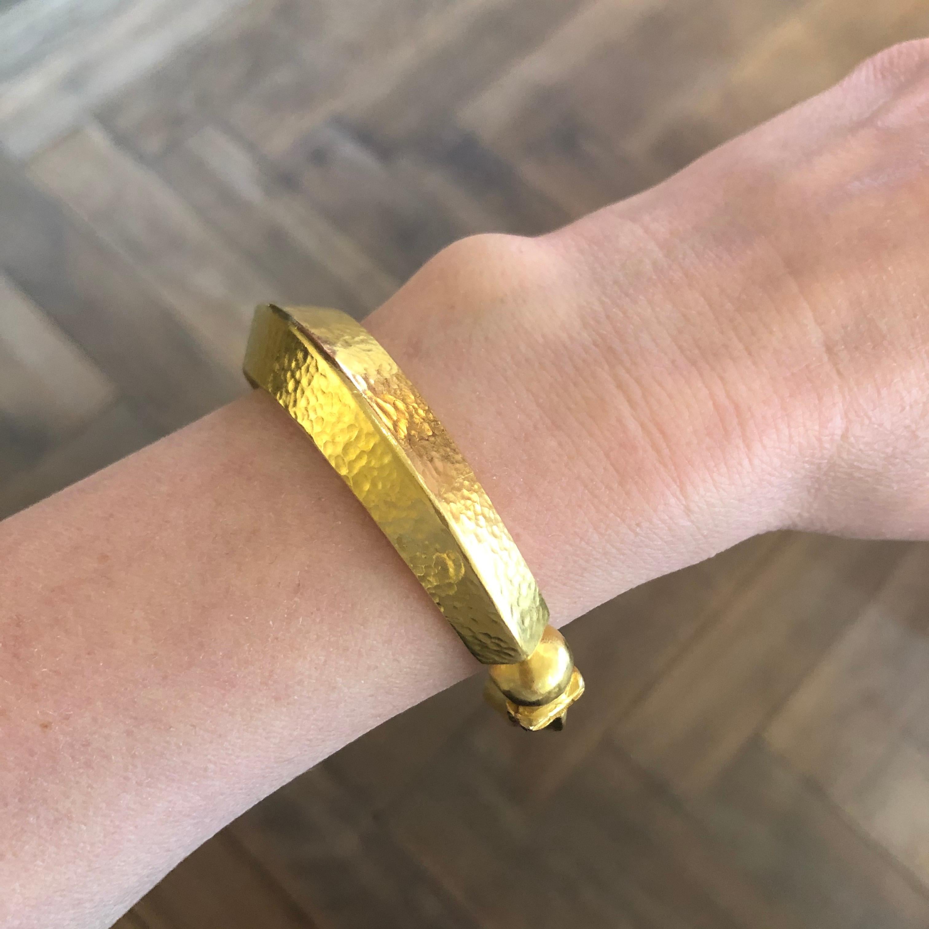 18 Karat Gelbgold Manschettenarmband von Lalaounis 1