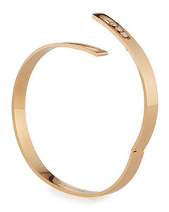 Bracelet manchette Messika en or jaune 18 carats