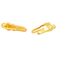 FARBOD 18 Karat Yellow Gold Cufflinks "Clue" 'Unisex'