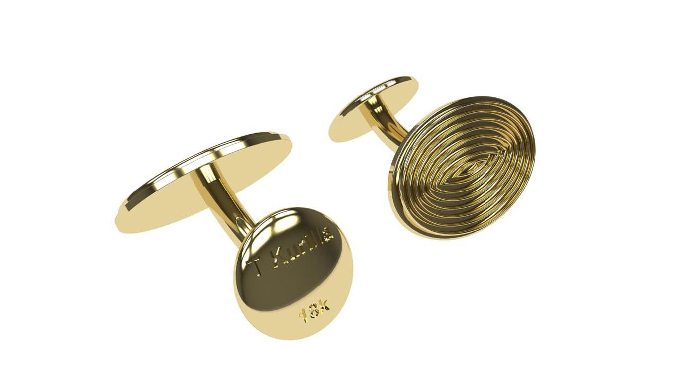 18ky Cyclops Cufflinks, CK-004, These are inspired from Op Art works. It is a form of abstract art and is closely connected to Kinetic and Constructivist movements. Using geometric designs gives the viewer the impression of movement, vibrating