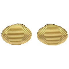 Used 18 Karat Yellow Gold Cufflinks