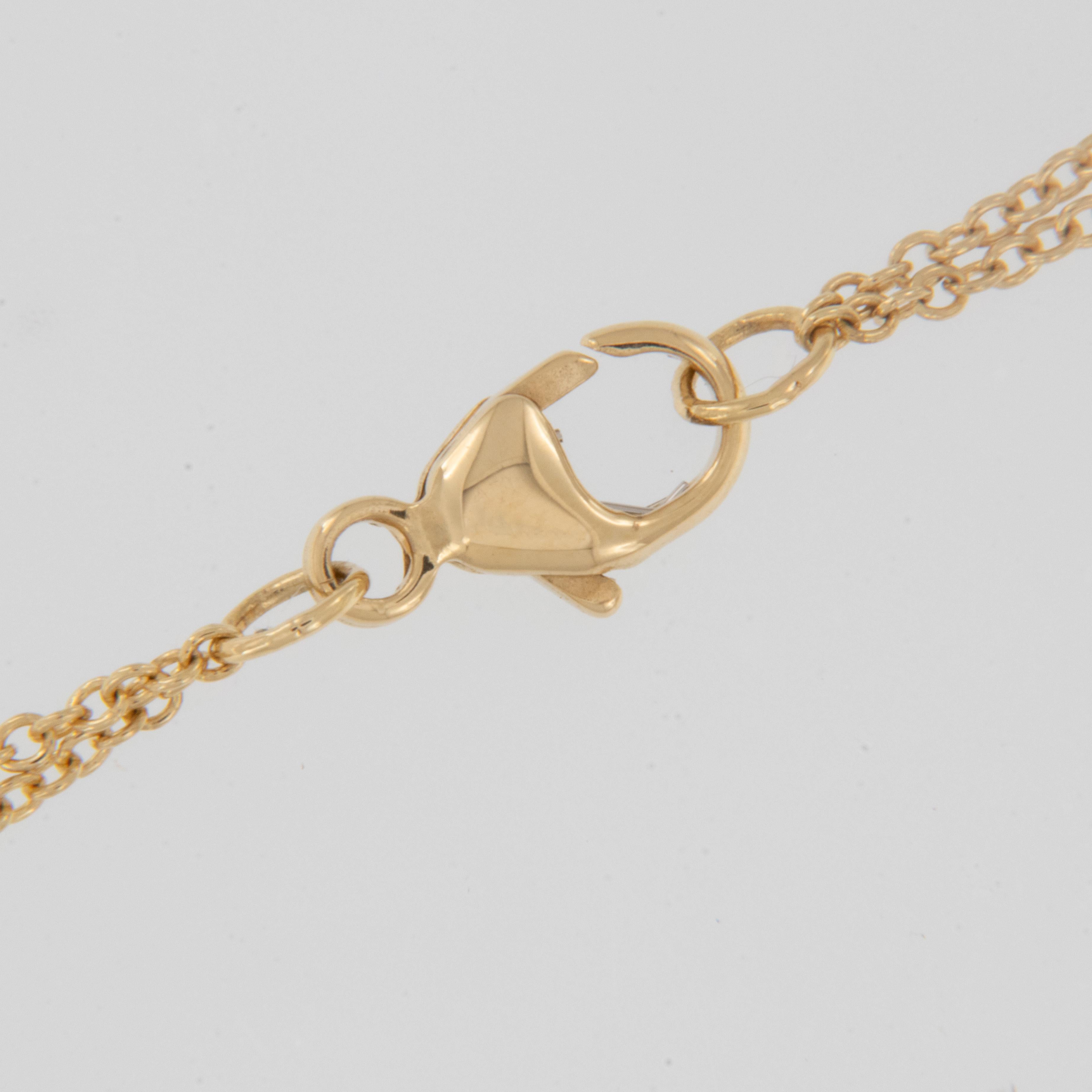 Round Cut 18 Karat Yellow Gold Cultured Pearl and Diamond Solitaire Necklace For Sale