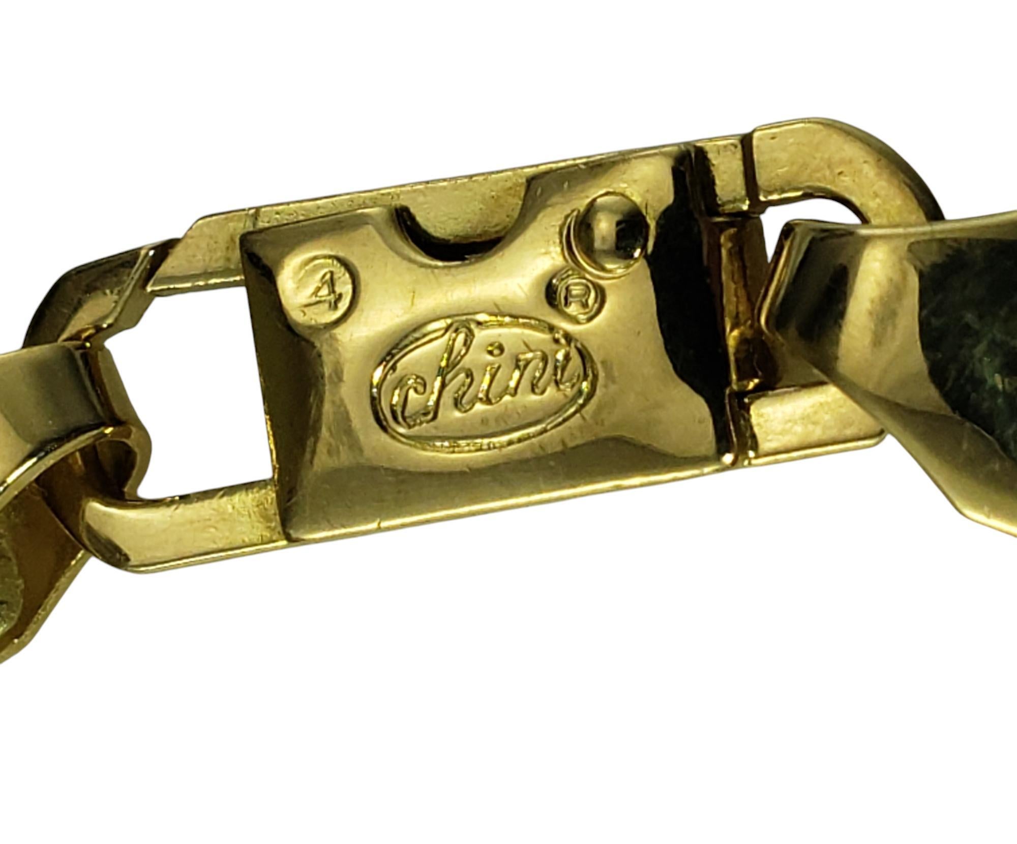 18 Karat Yellow Gold Curb Link Bracelet #20580 In Good Condition For Sale In Washington Depot, CT