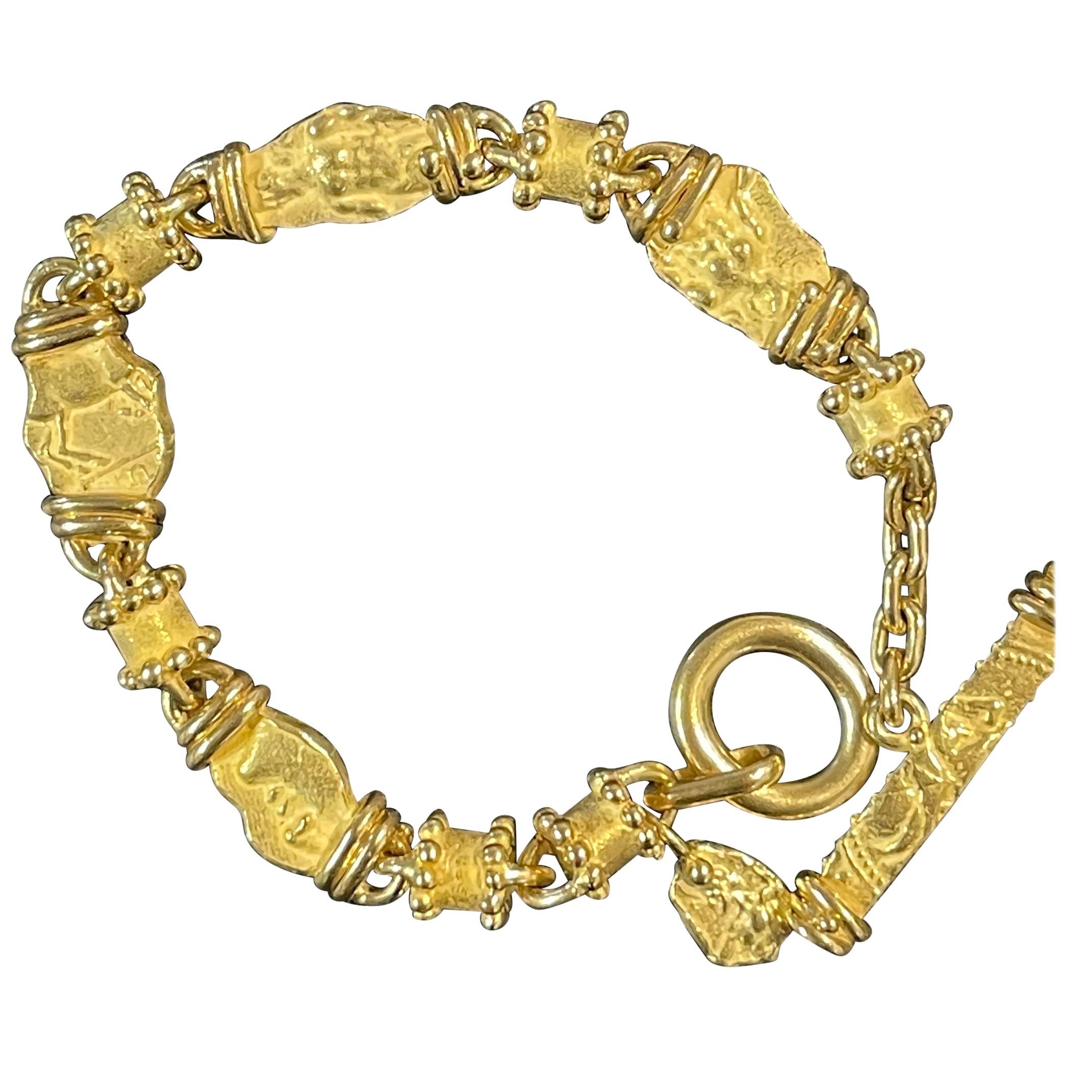 18 Karat Yellow Gold Denise Roberge Bracelet