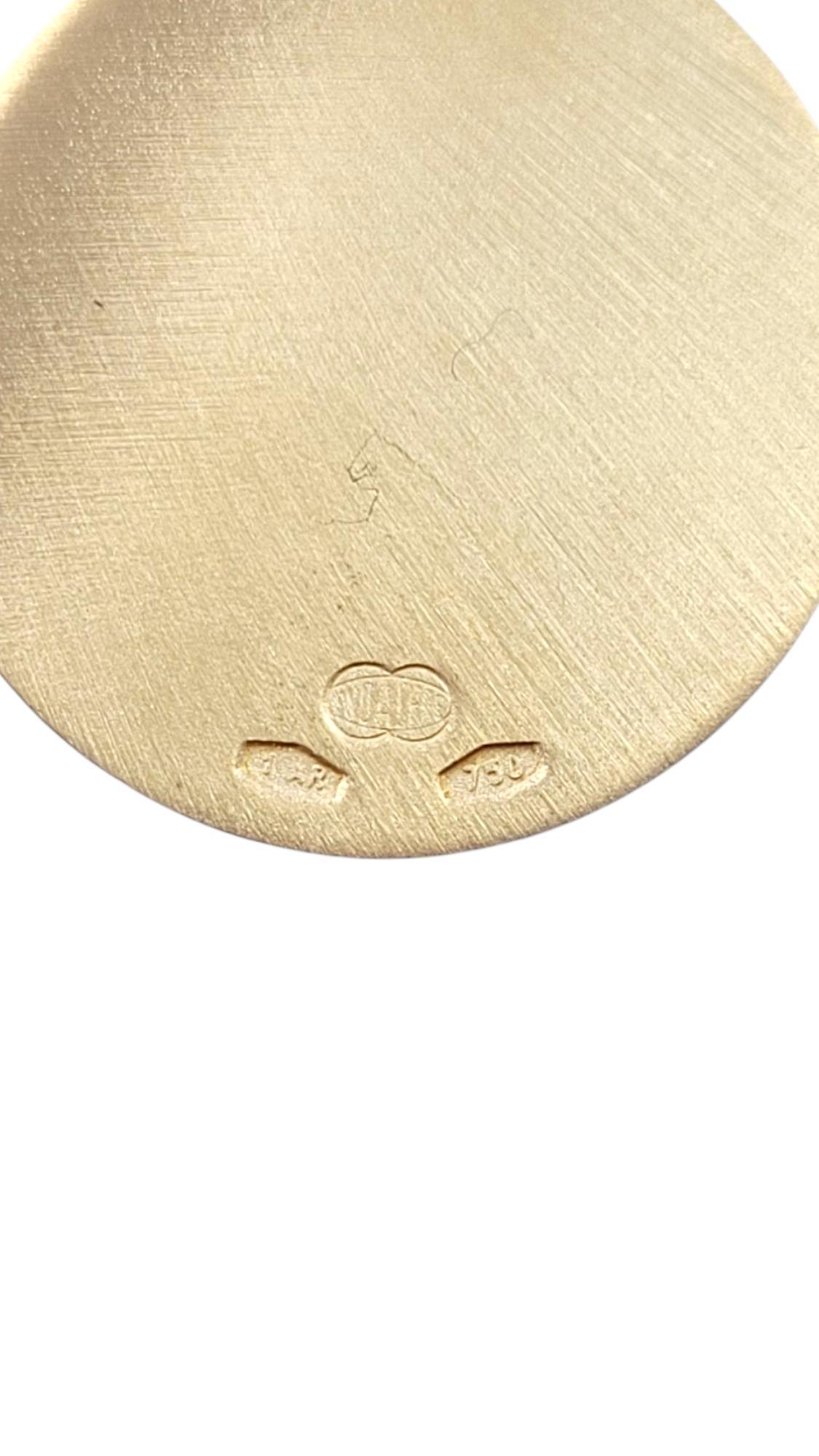 Pendentif Di Ieri Di Domani en or jaune 18 carats #21511 Bon état à Washington Depot, CT
