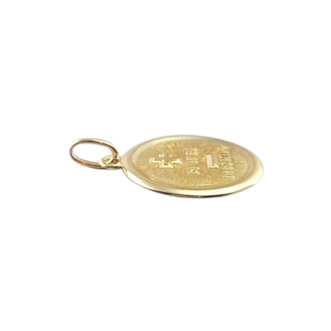 Pendentif Di Ieri Di Domani en or jaune 18 carats #21511 2