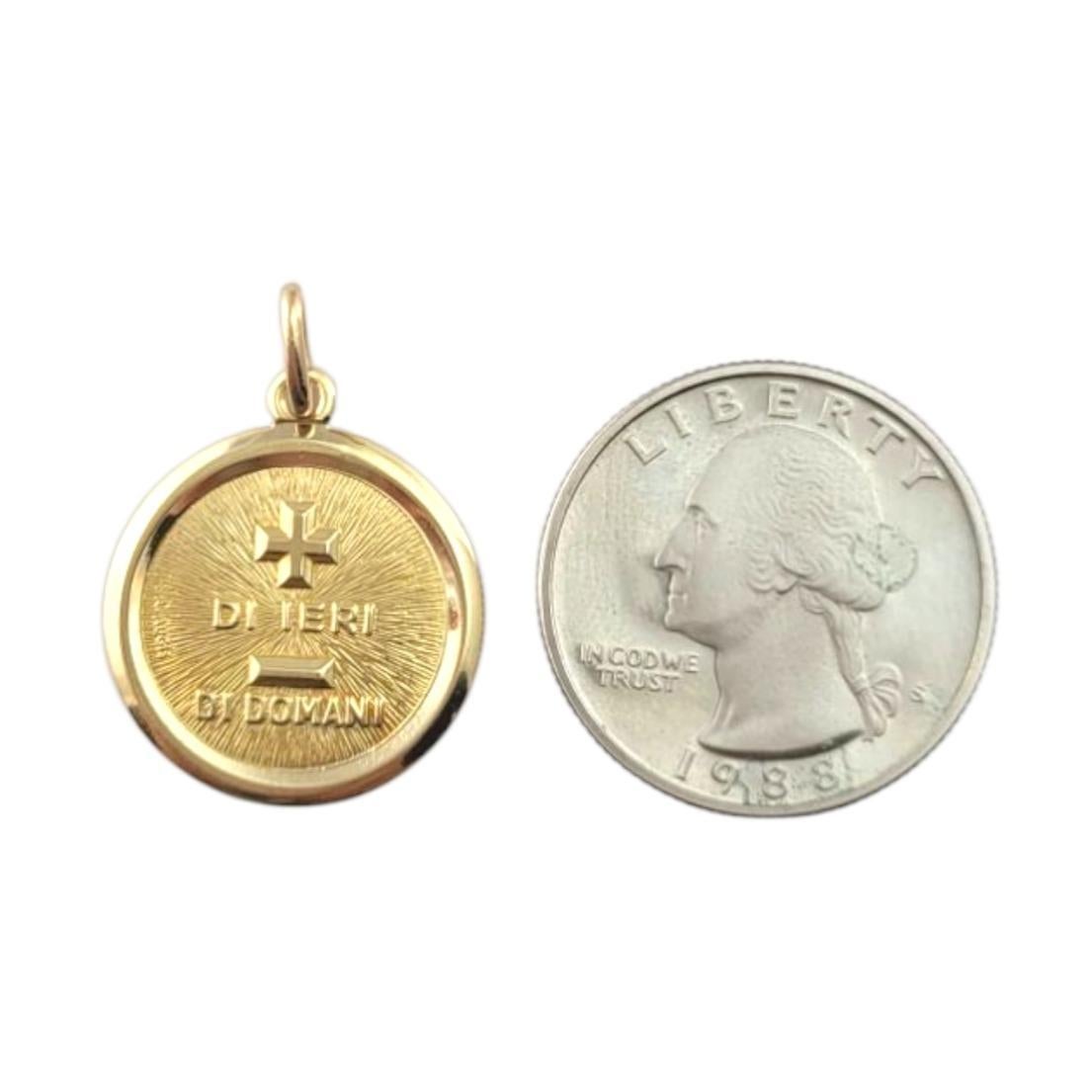 Pendentif Di Ieri Di Domani en or jaune 18 carats #21511 3