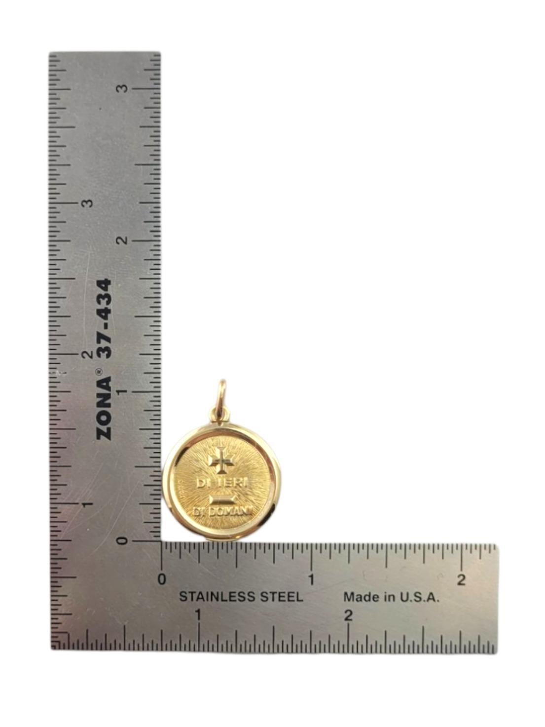 Pendentif Di Ieri Di Domani en or jaune 18 carats #21511 4