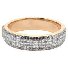 Pulsera de diamantes de oro amarillo de 18 quilates