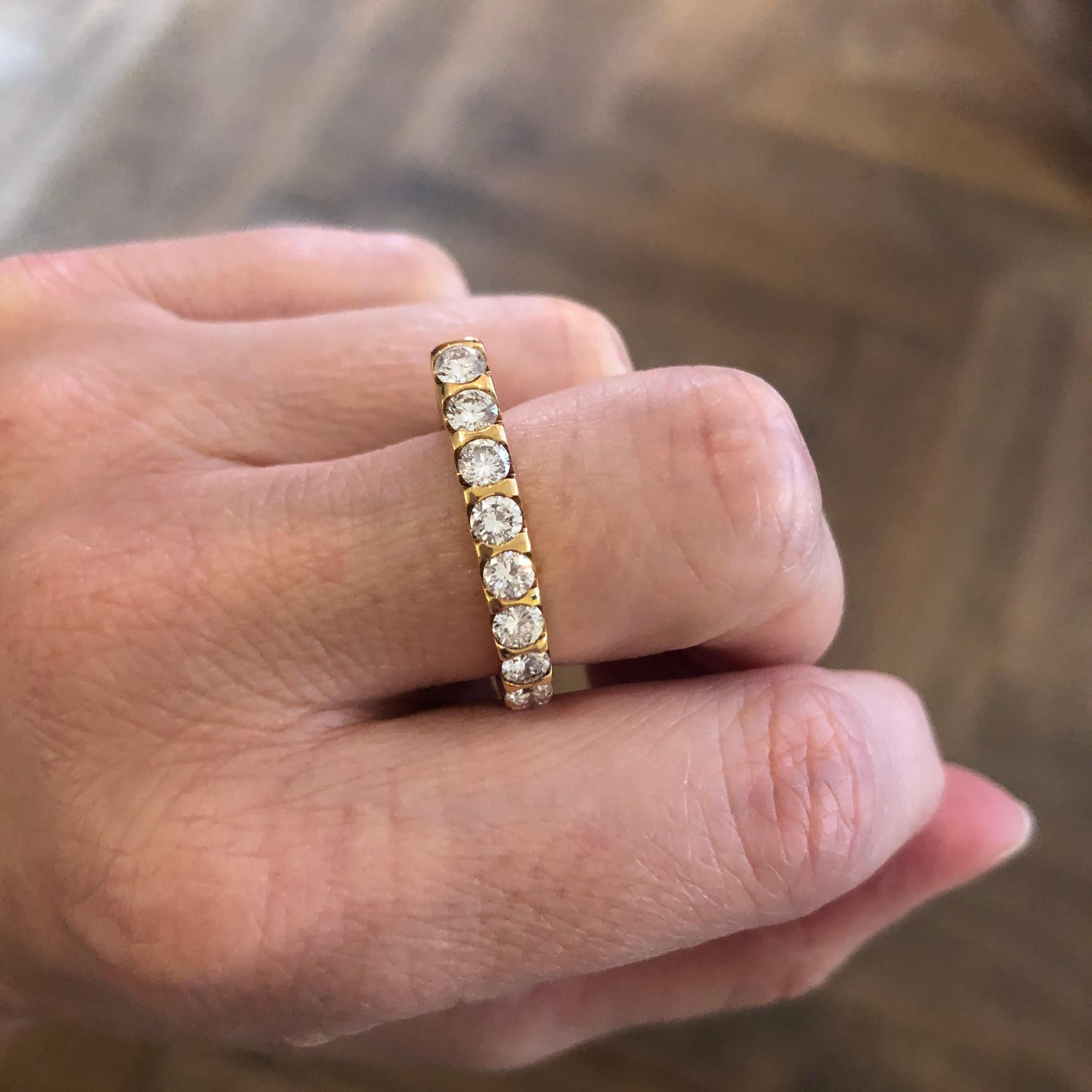 Brilliant Cut 18 Karat Yellow Gold Diamond Drop Ring by Tamara Comolli