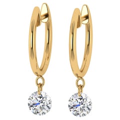 18kt Yellow Gold and Diamond Earring