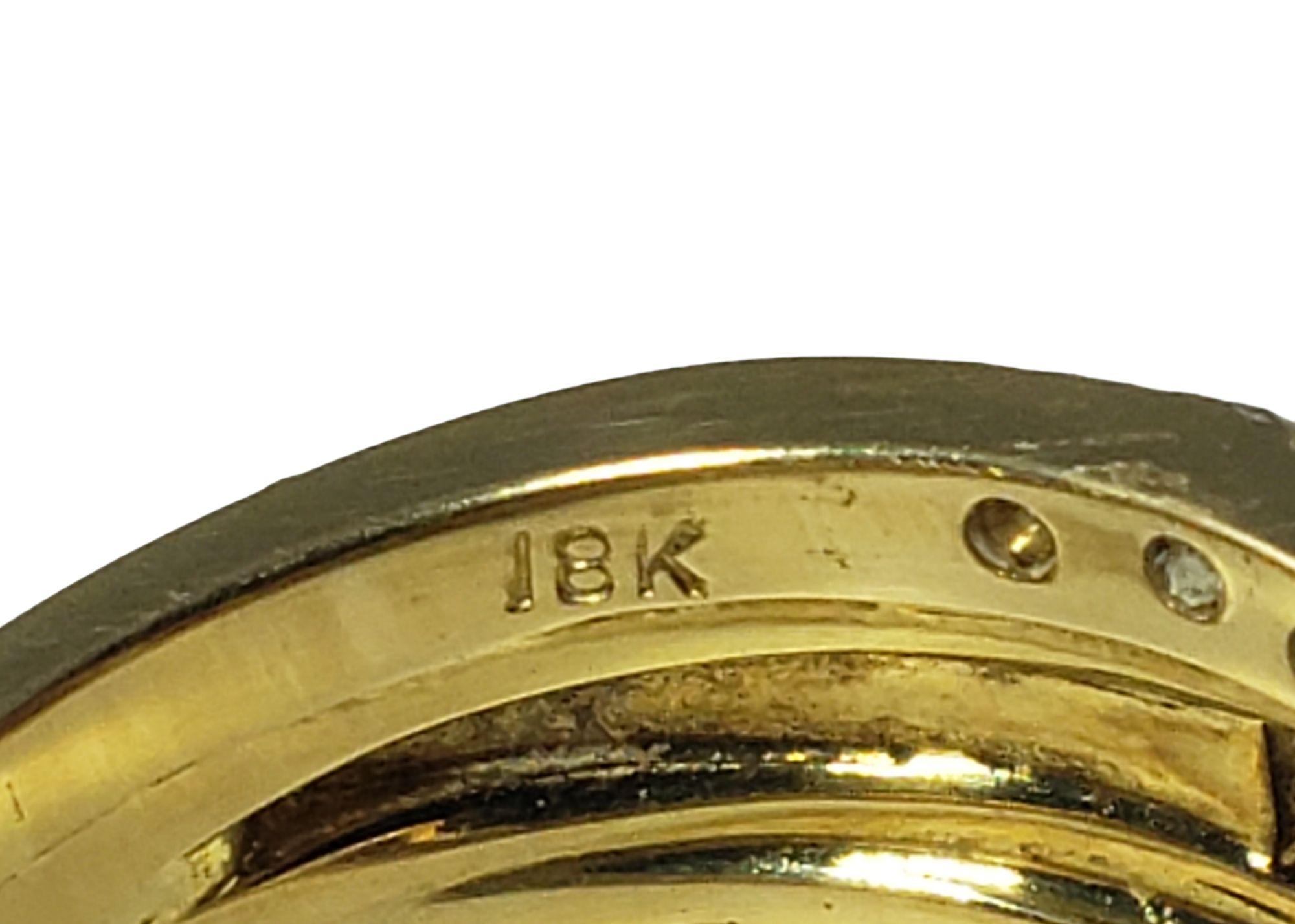 18 Karat Yellow Gold Diamond Engagement Ring #13684 4