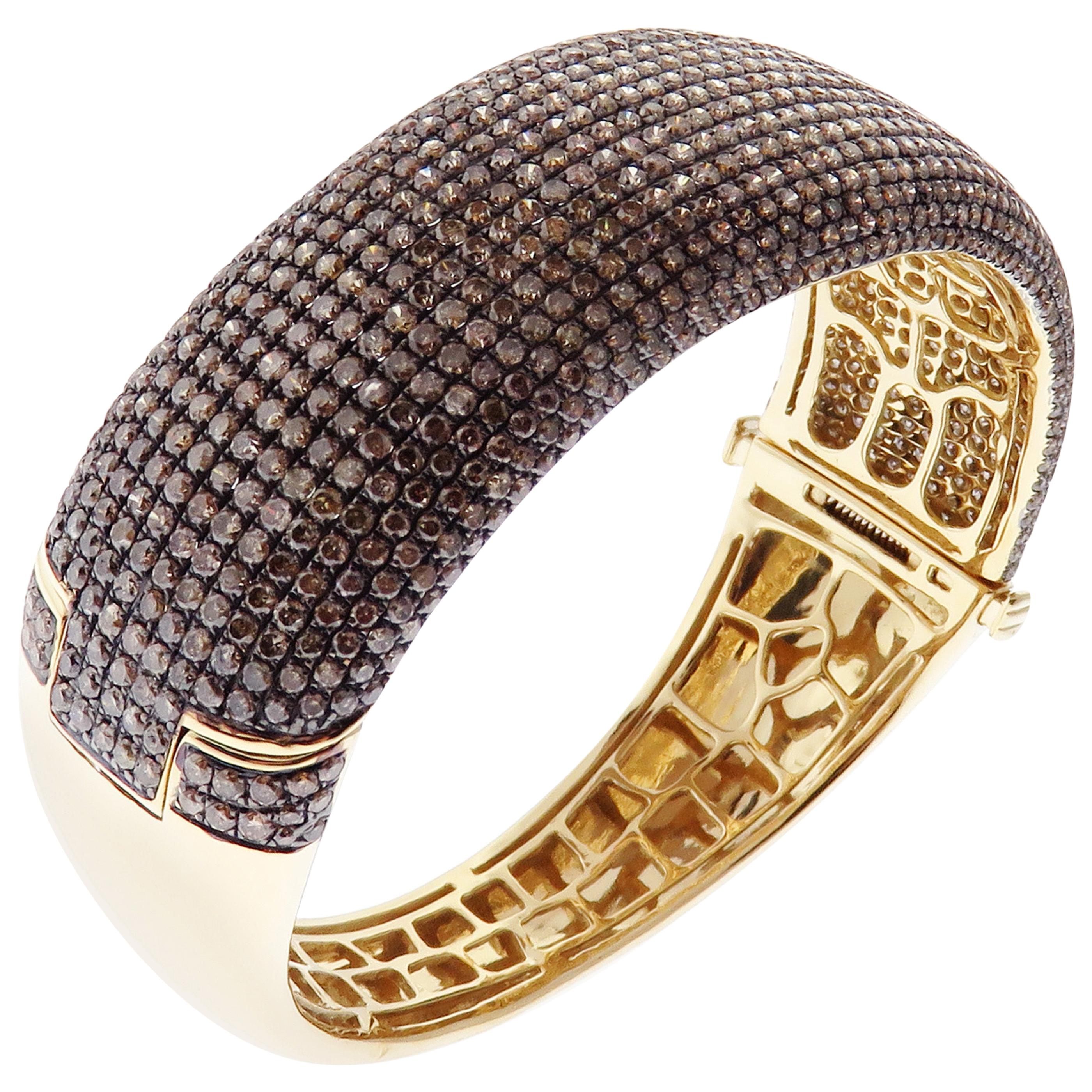 Cartier Juste Un Clou Diamond Bracelet 18 Karat Yellow Gold Nail Estate