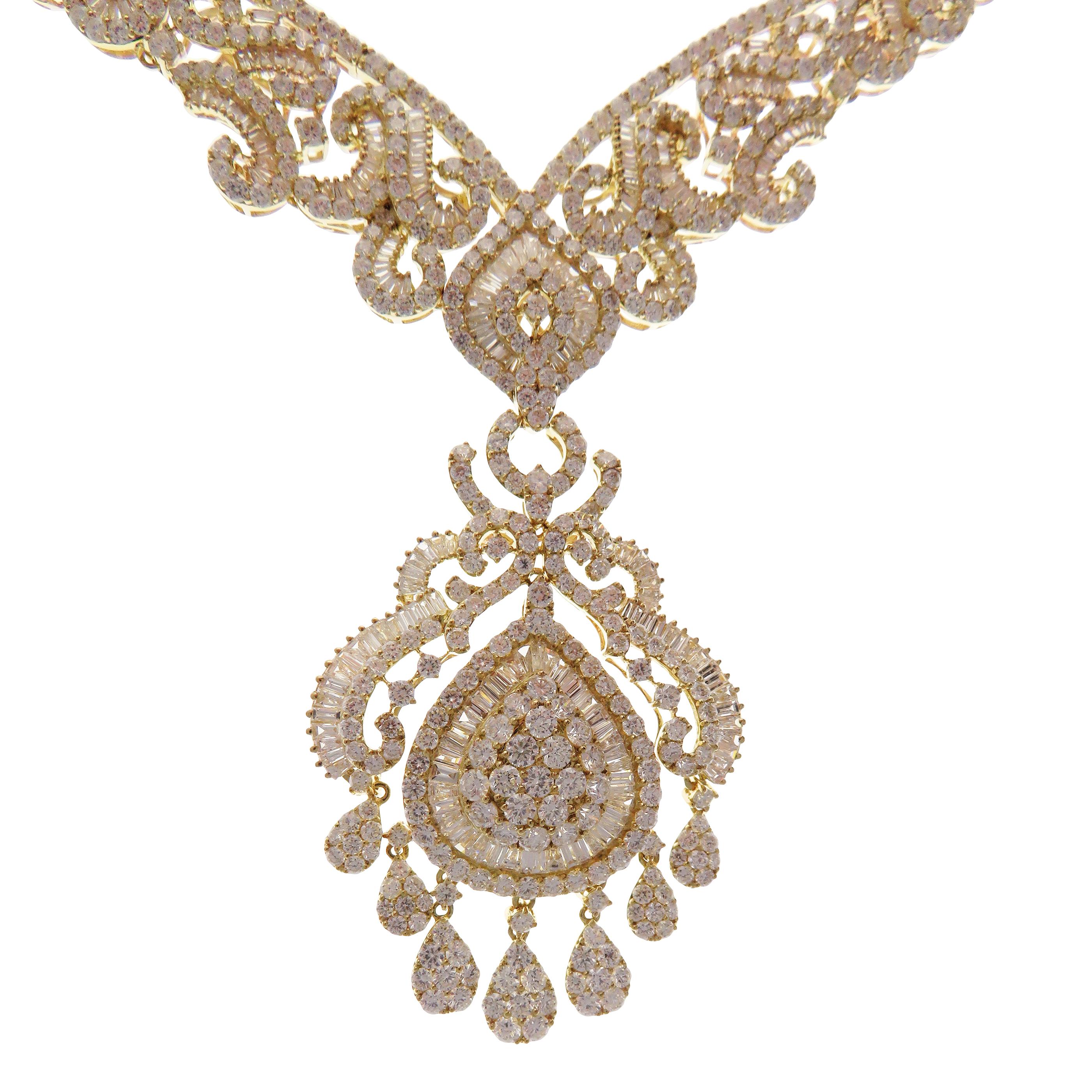 small diamond necklace design