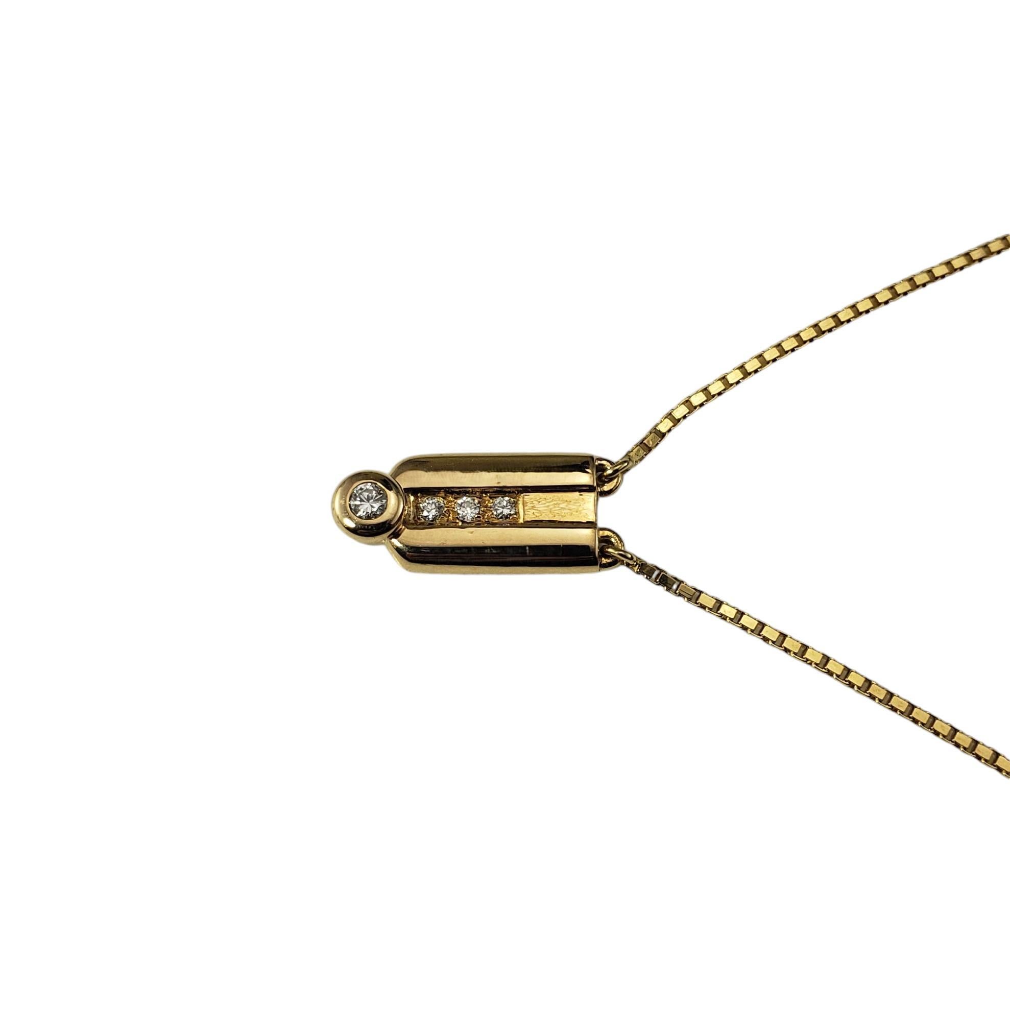Contemporaneo Collana con ciondolo in oro giallo 18 carati #19257 in vendita