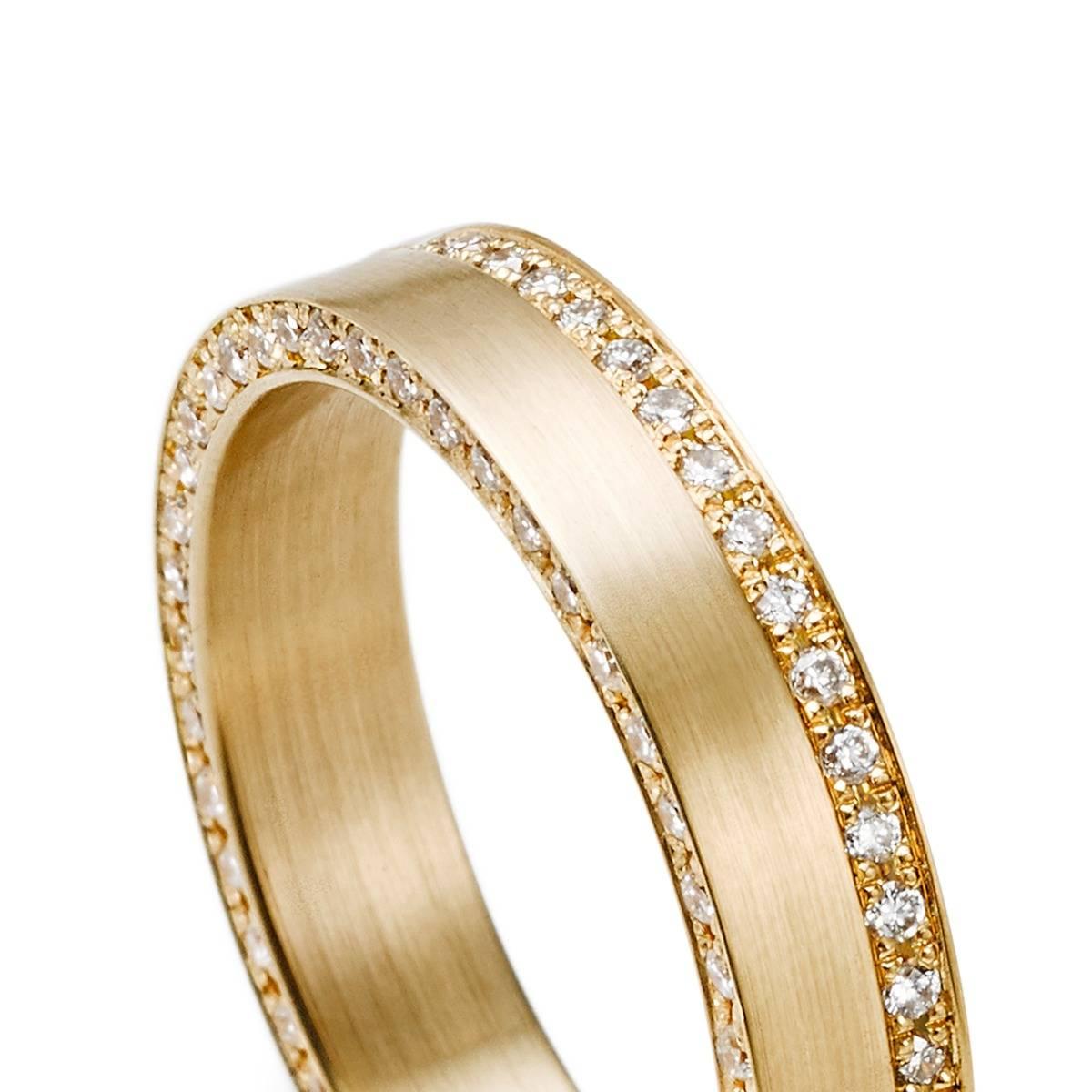18 Karat Yellow Gold Diamond Ring In New Condition For Sale In Shibuya, Tokyo, JP