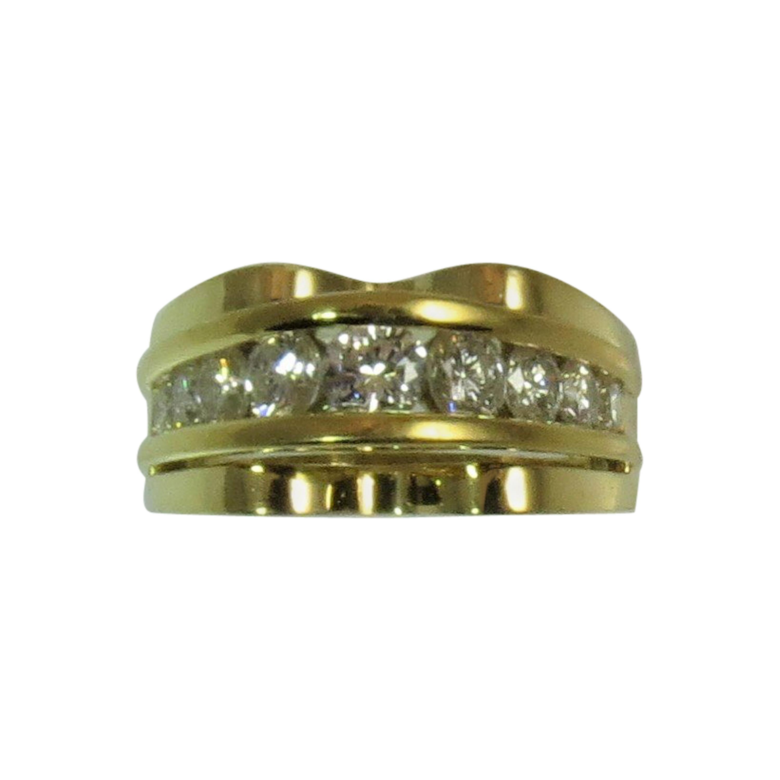 18 Karat Yellow Gold Diamond Ring by Kurt Wayne