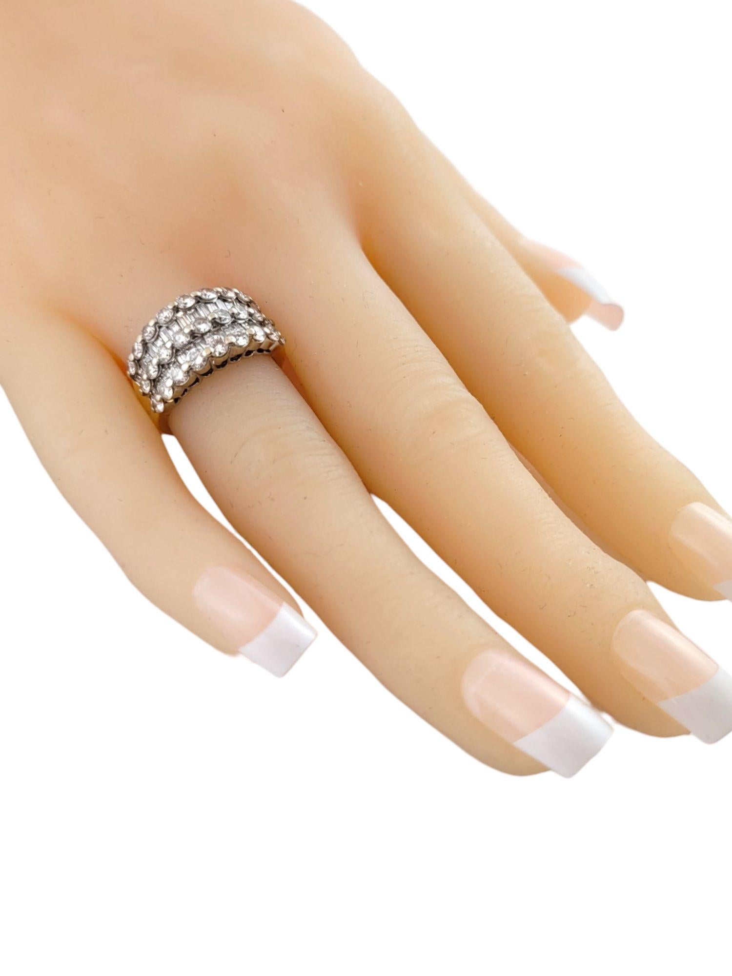 18 Karat Gelbgold Diamant-Ring im Angebot 7